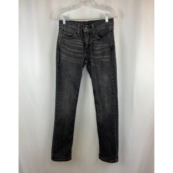 Levis 511 Jeans Men 29x30 Black Faded Grunge Distressed Slim Flex Stretch Cotton - Picture 1 of 9